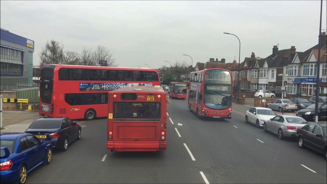 FULL ROUTE VISUAL | London Bus Route 54 - Elmers End to Woolwich | 12274 (SN14TWM)