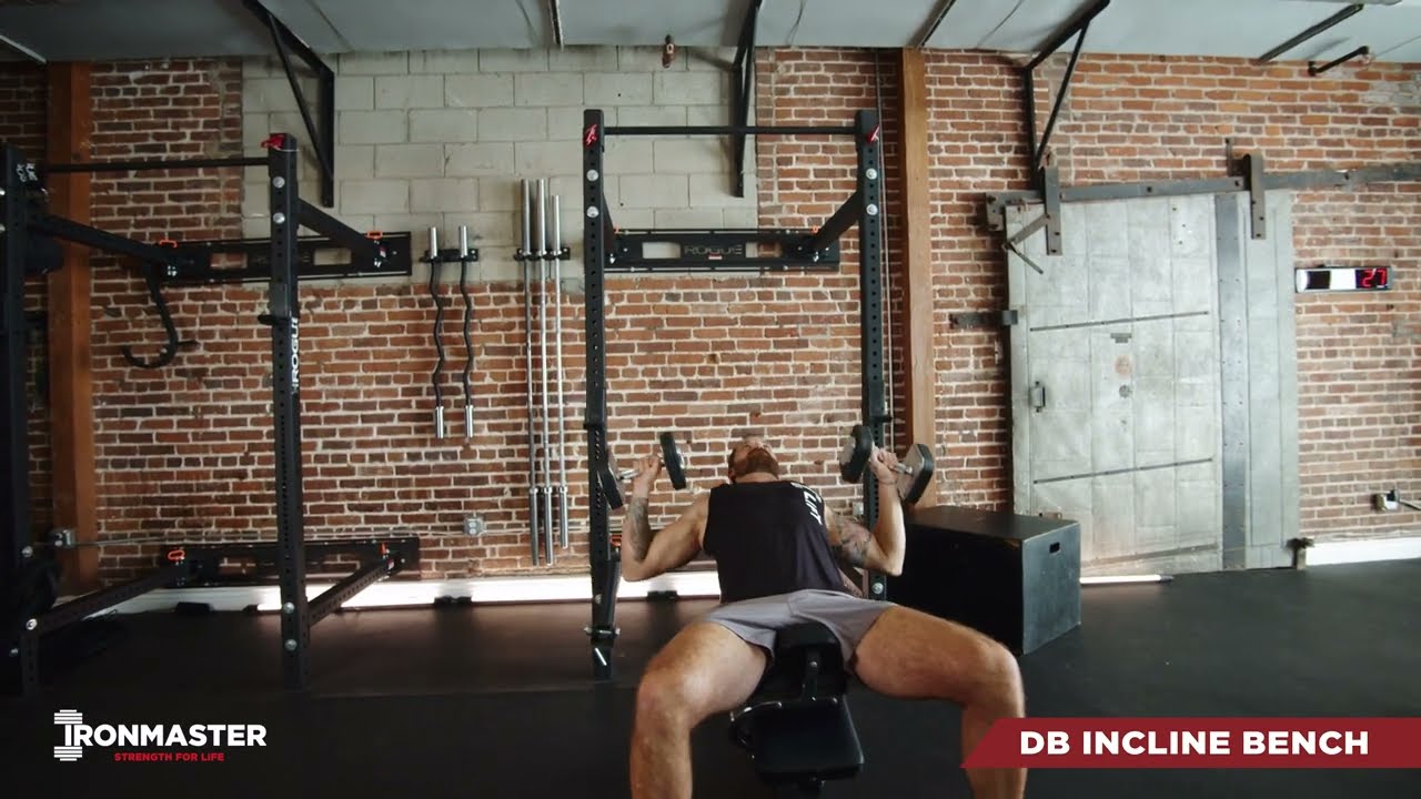 Dumbbell Incline Bench Press Tutorial
