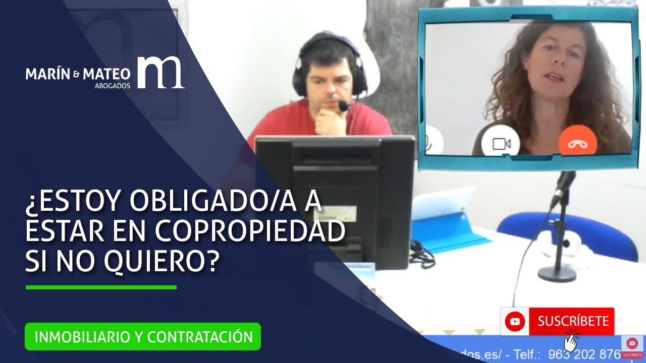 ¿Estoy obligado/a a estar en copropiedad si no quiero?