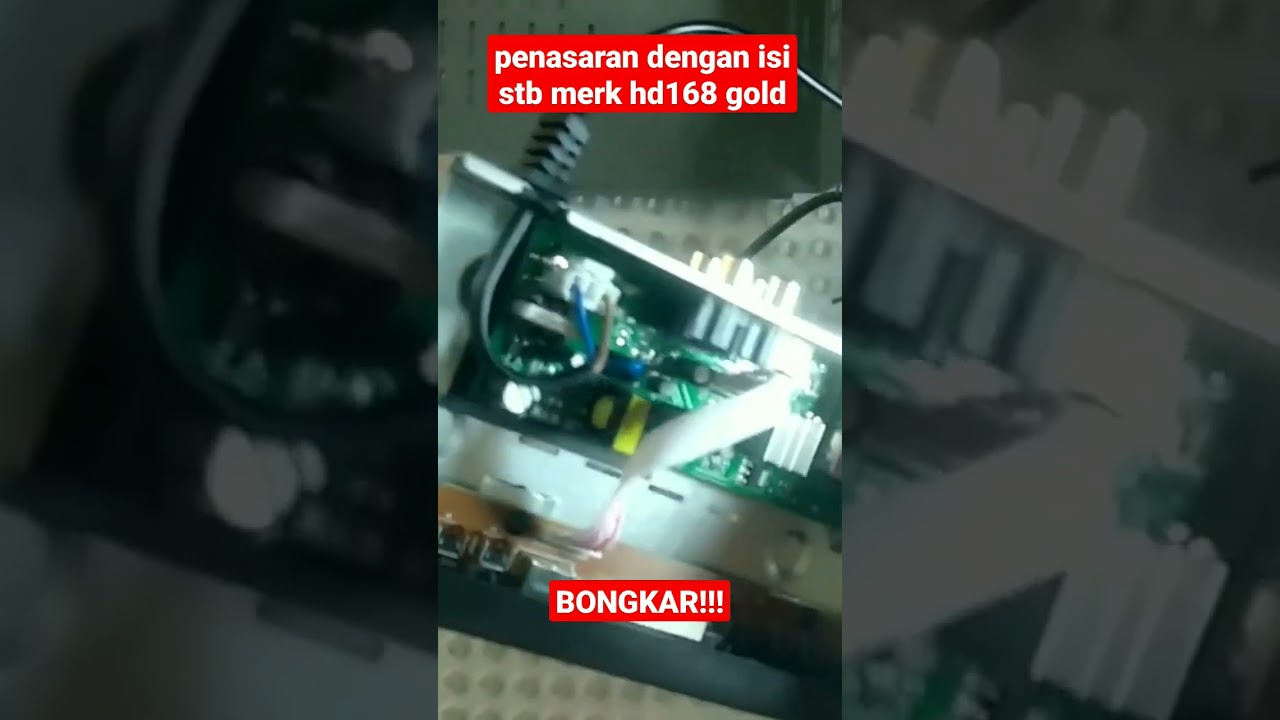 Bongkar STB Baru Merk HD 168 Gold