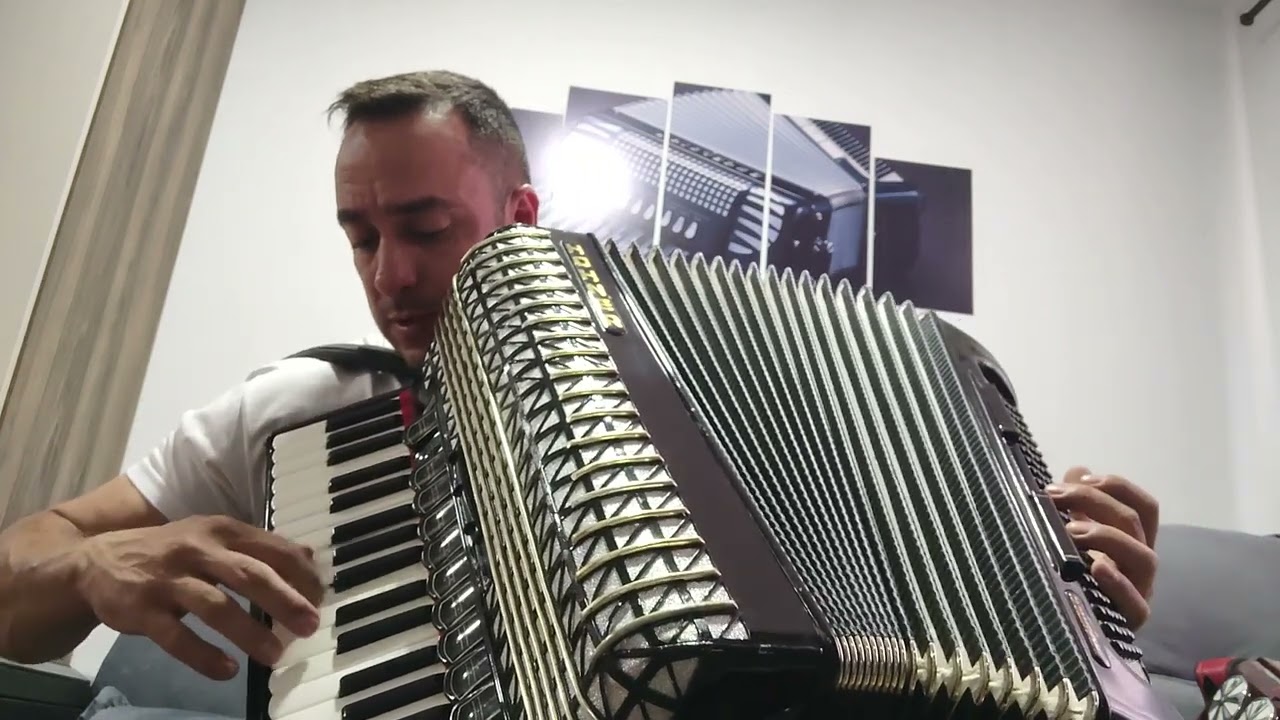 Acordeon Hohner Atlantic impecável 120 baixos
