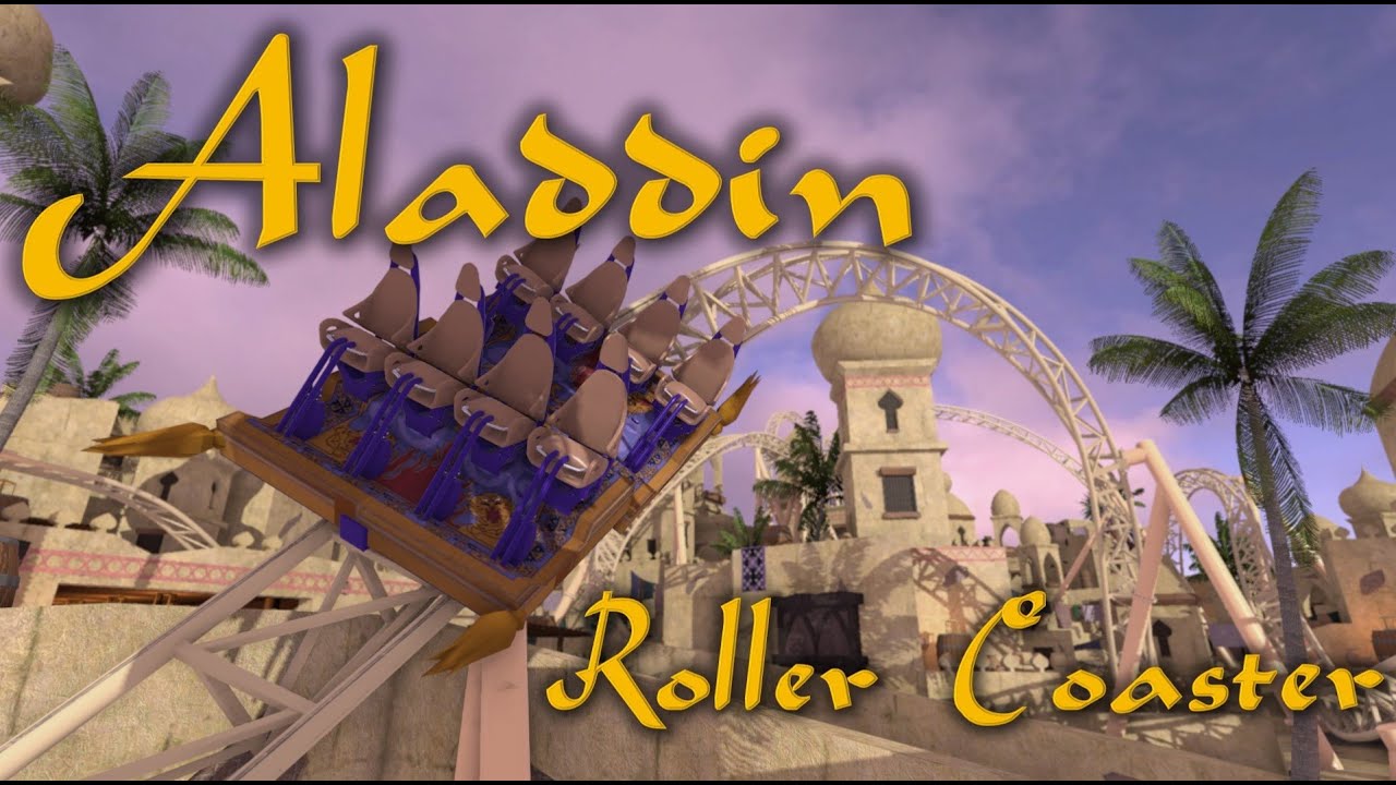 Aladdin: The Ride - Agrabah Adventure - Fantasy Disney Coaster - NoLimits 2 Project