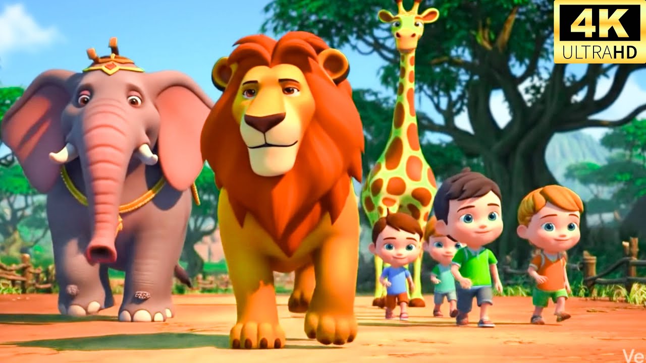 मैं हूँ शेर राजा शेर | Hindi Lion Song | Kids Nursery Rhyme