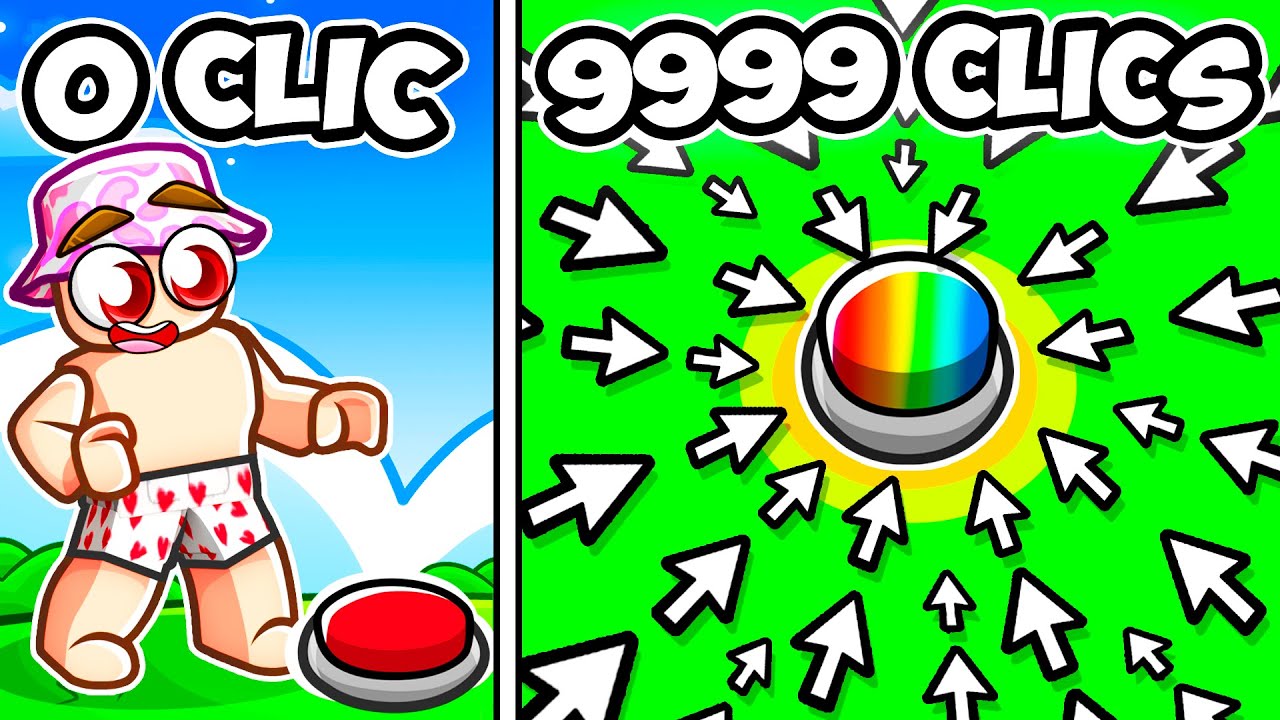 FAIRE 999,999 CLIQUES POUR ETRE LE MEILLEUR dans Mega Clicker Roblox 🍀