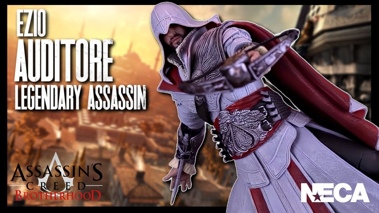 NECA Assassin's Creed Brotherhood Ezio Auditore Action Figure | @TheReviewSpot