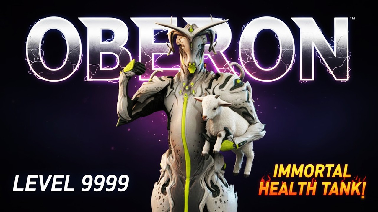 IMMORTAL OBERON PRIME – Level 9999 Steel Path Undying Health Tank Build [Warframe]