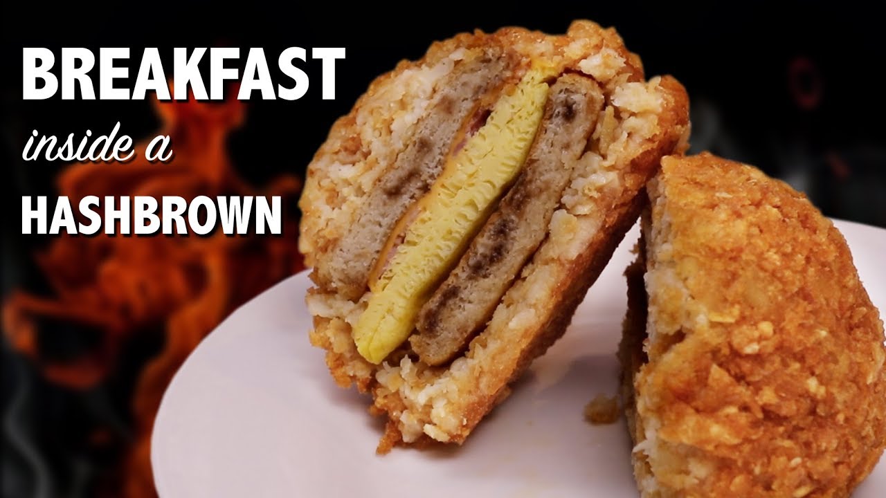 BREAKFAST inside a HASHBROWN - VERSUS