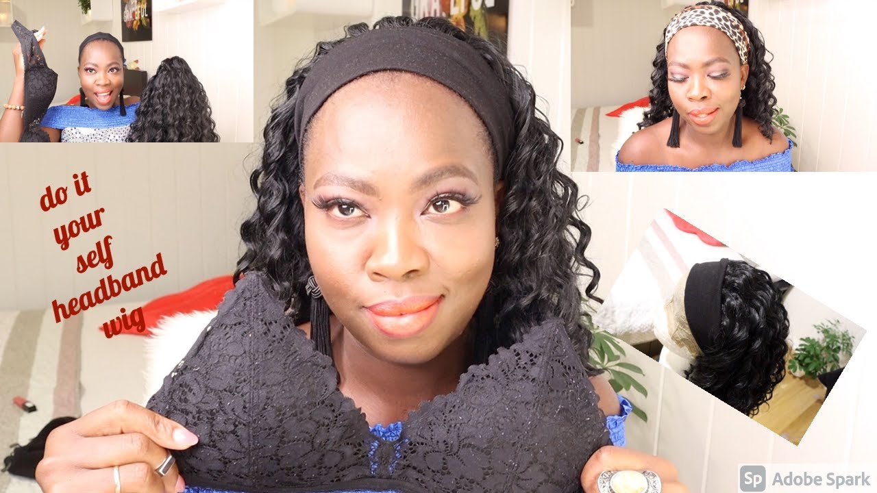 DIY Headband Wig ⎜Tutorial ⎜Use my Old Bra Hook