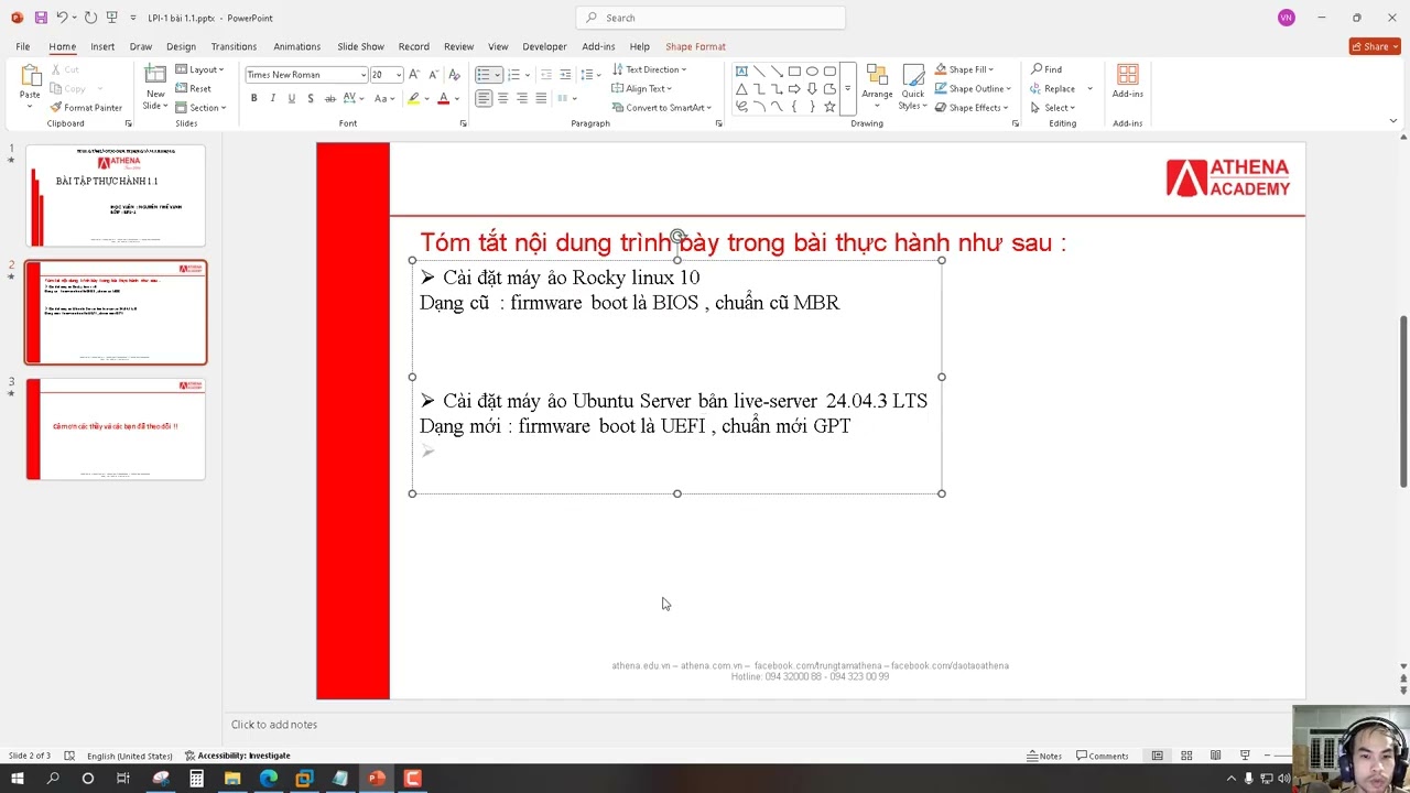 LPI-1/Chương 1: Cài đặt RL10 & Ubuntu 24.04 LTS trên VMware