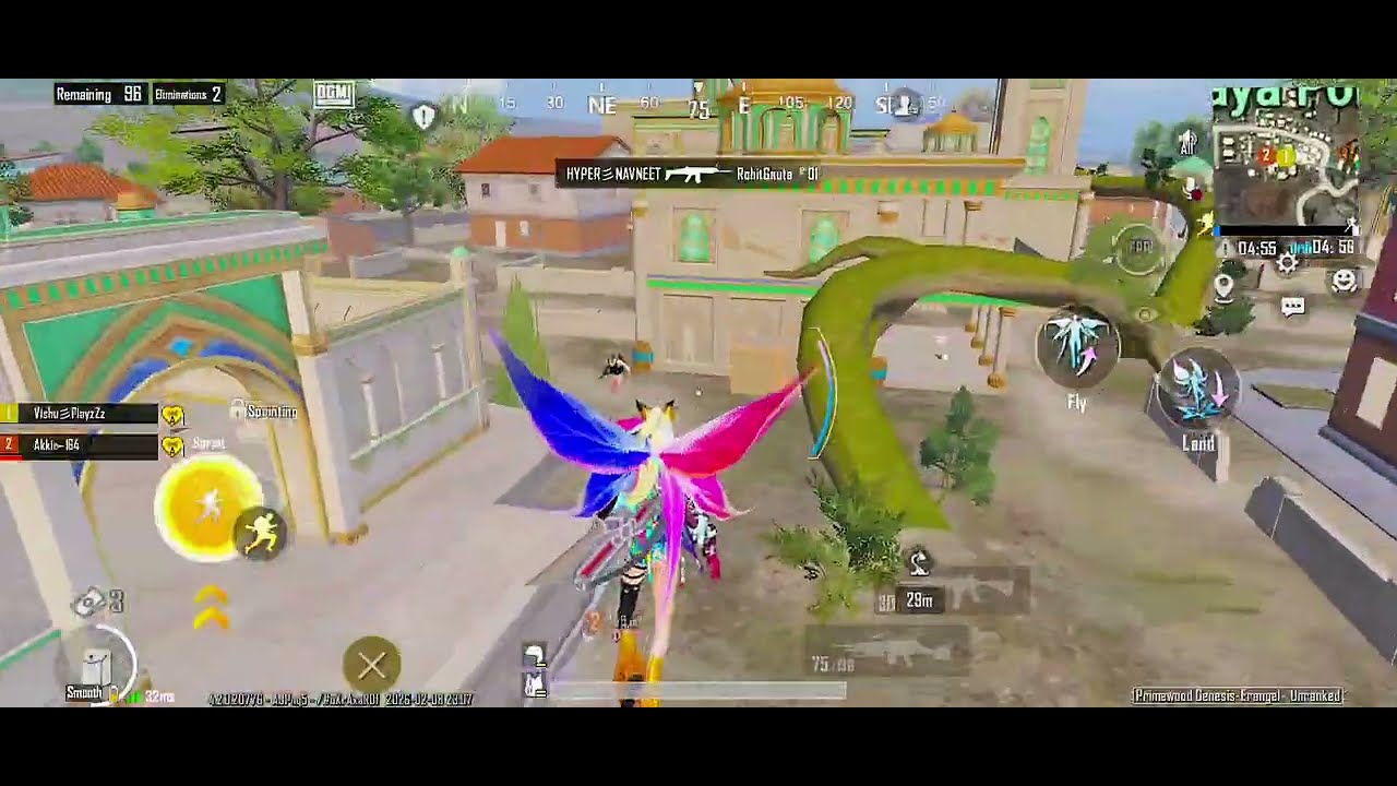 Erangle Hilights 🥵🔥 Full Rush and Clutch Movement Video Gameplay 4.2 Update GAMEPLAY 