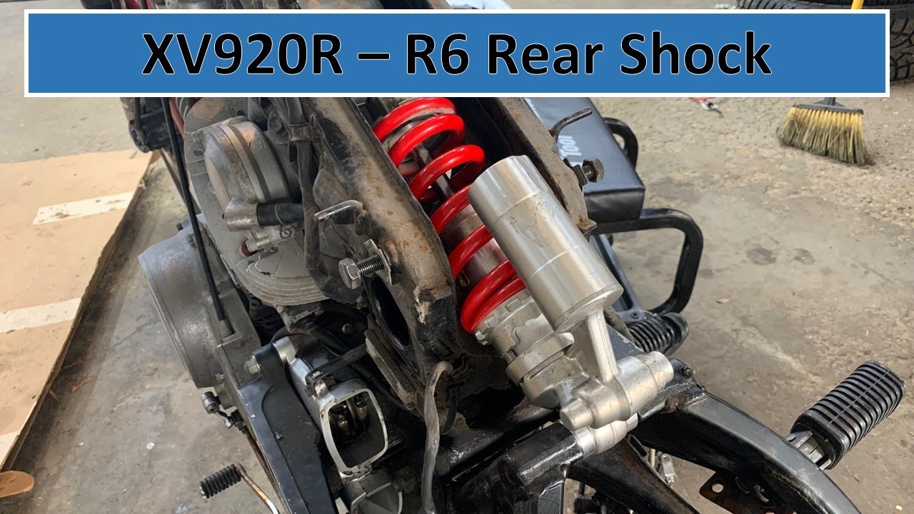XV920R Virago Cafe Racer - EP3 - R6 Rear Shock