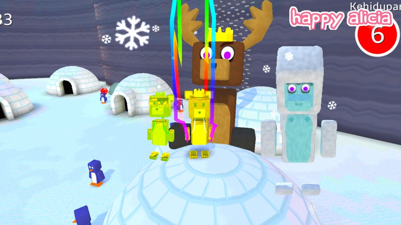 Beruang Sultan Cara Bawa Raksasa Rusa Ke Desa Penguin 🐧 | Game Happy Alicia | Super Bear Adventure