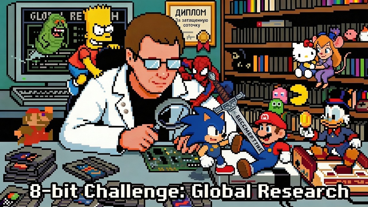 Sonic the Hedgehog Vol.2 - Хак Somari от фанатов: 8-bit Challenge: Global Research