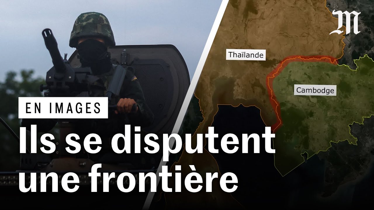 La Tha&iuml;lande et le Cambodge s&rsquo;affrontent autour d&rsquo;une fronti&egrave;re commune