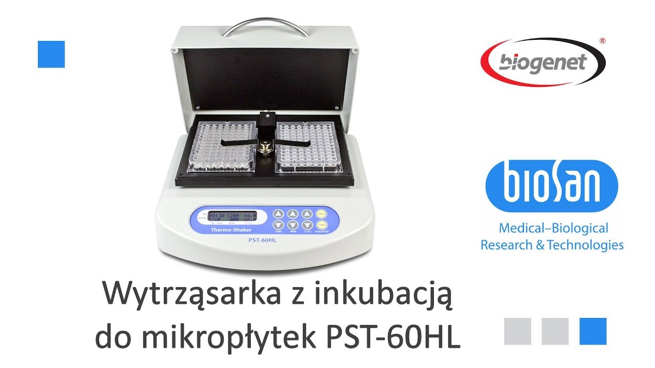 Wideo instrukcja wytrząsarka z inkubacją PST-60HL Biosan