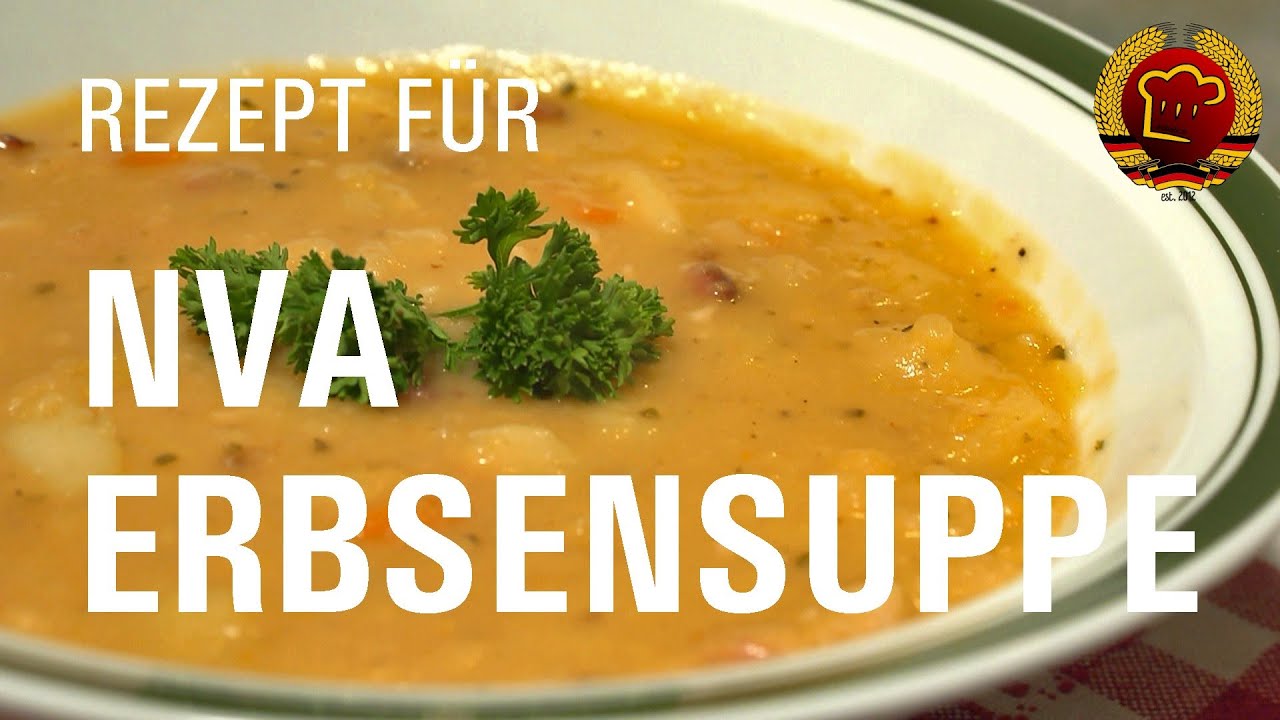 Kult - Erbseneintopf Feldsuppe nach original DDR Rezept der NVA zum selber kochen
