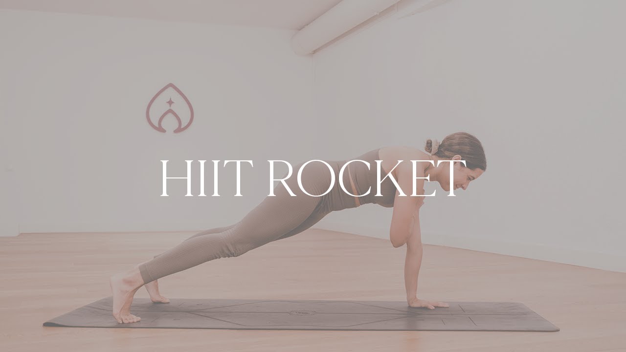 Clase de rocket yoga: HIIT - 60 min