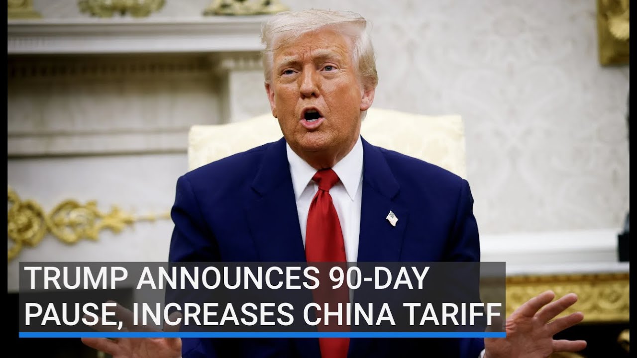 Trump authorises 90-day tariffs pause to countries who have not retaliated