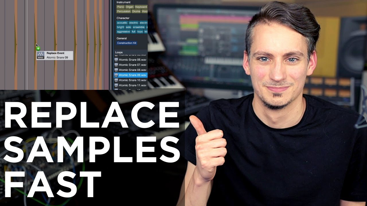 Studio One Minute: How To Replace Samples Fast