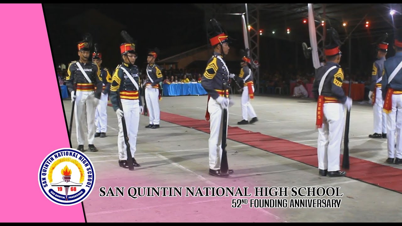 ROYAL GUARDS ENTRANCE - SQNHS 52nd Founding Anniversary