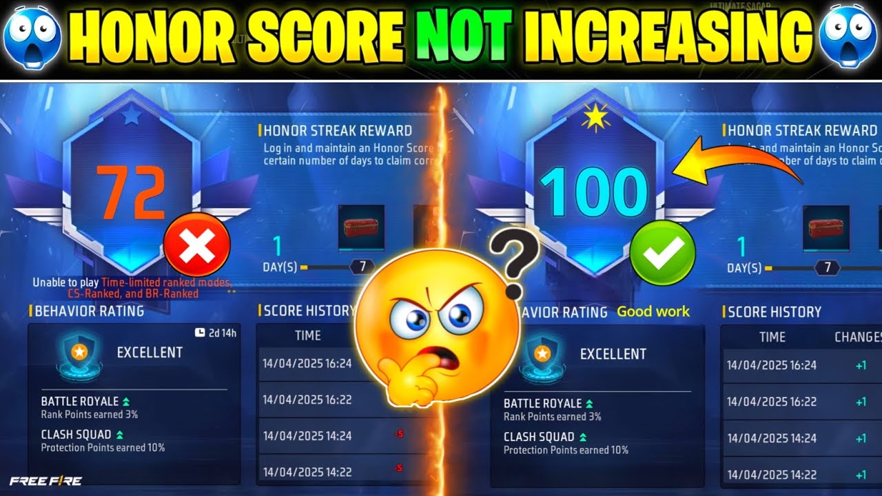 Honor Score Not Increasing 🥶  || Honor Score Nahi Badh Raha Hai 🥵 || How To Increase Honor Score 🤔