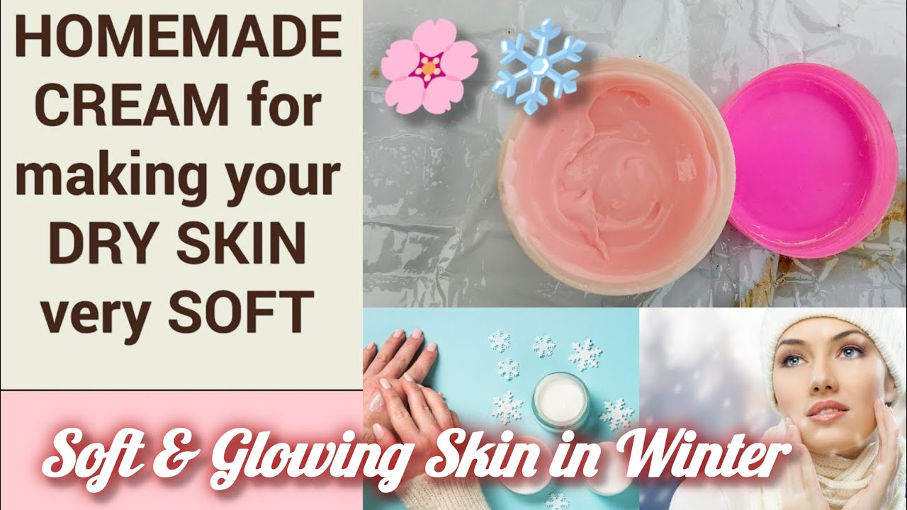 Homemade Winter Rose Moisturizing Cream for Dry Skin ⭐|Glow Even in Winter ✨
