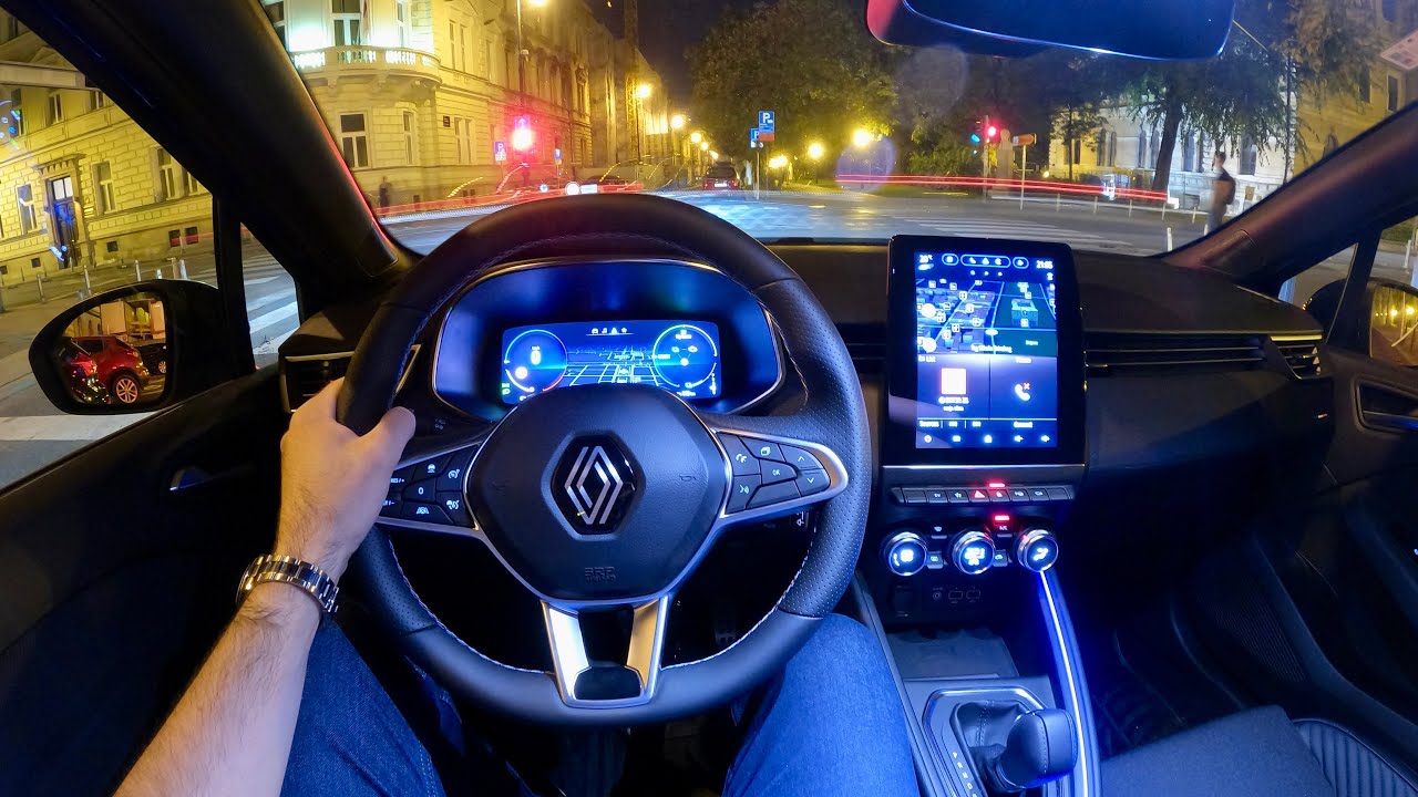 Новый RENAULT Clio 2024 (рестайлинг) — ночной тест-драйв и полный обзор (гибрид, Esprit Alpine)