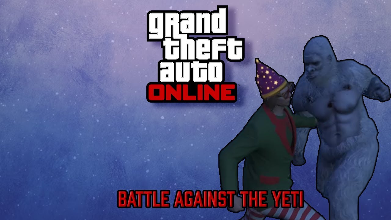 GTA 5 Online Funny Moments: Late Christmas Video, Hunting down the Yeti!