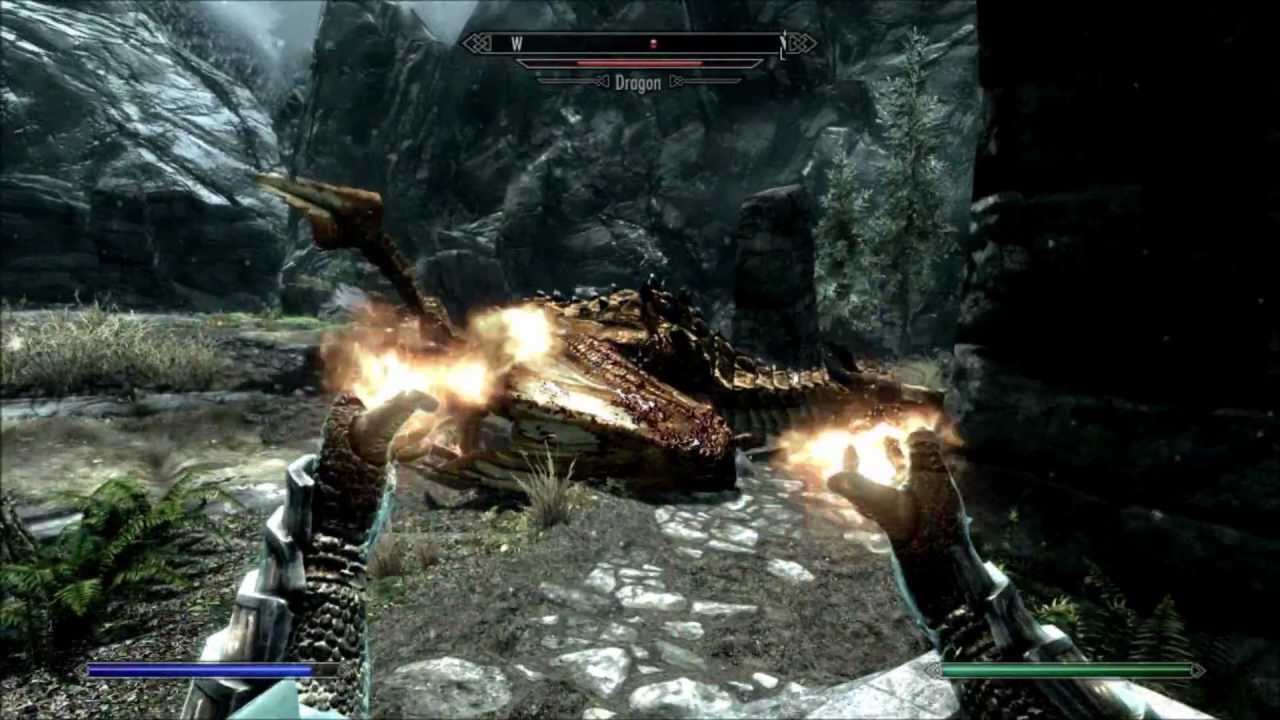 Skyrim: Skuldafn Temple Mage gameplay