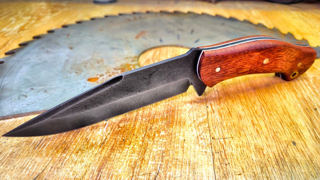Making A Hunting Knife From An Old Saw Blade