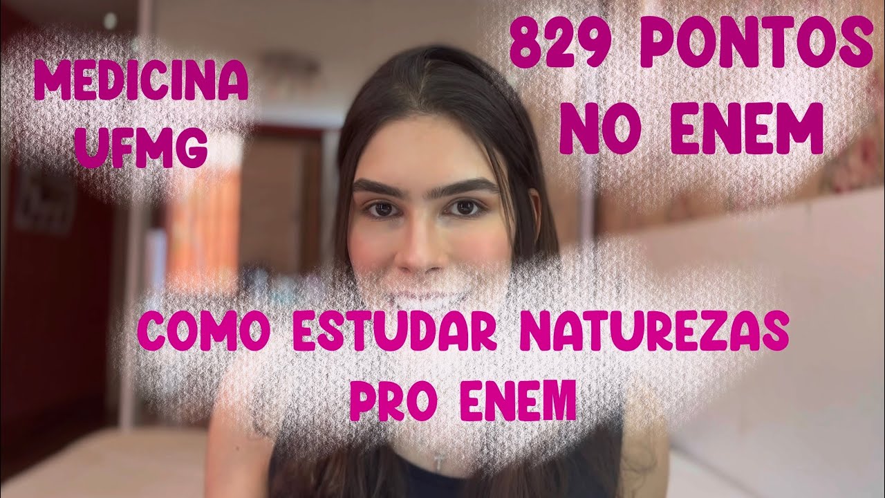 como estudei naturezas pro enem