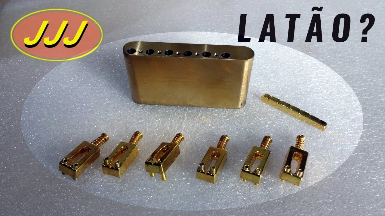 Peças de LATÃO fazem diferença na Guitarra???