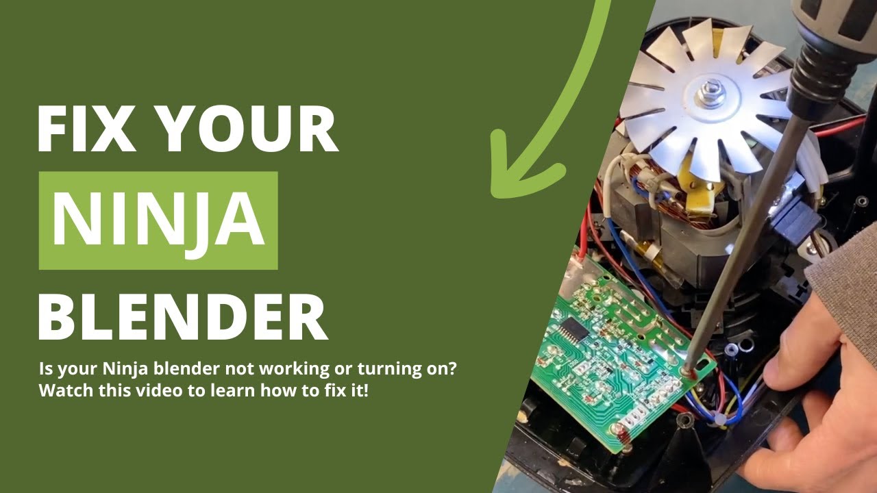 Ninja Blender Not Working - Won’t Turn On - How to Fix - BL770