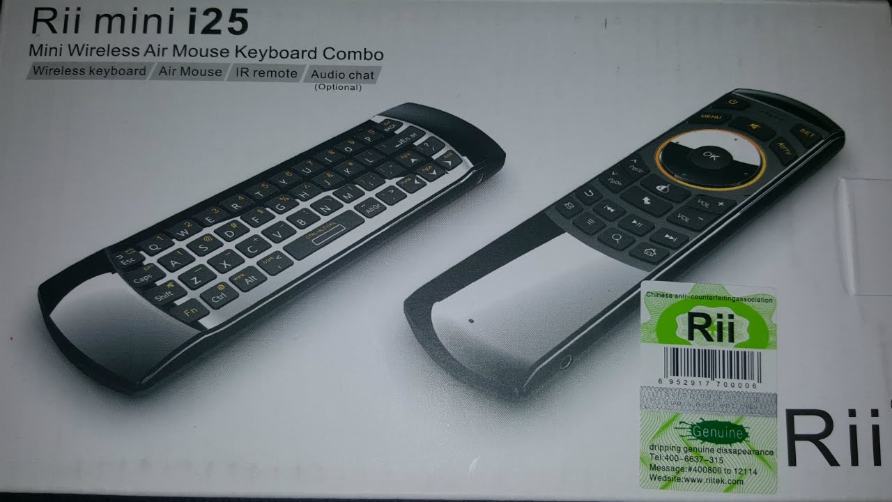 Unboxing of Rii Airmouse i25 (K25 Model)/Keyboard Combo