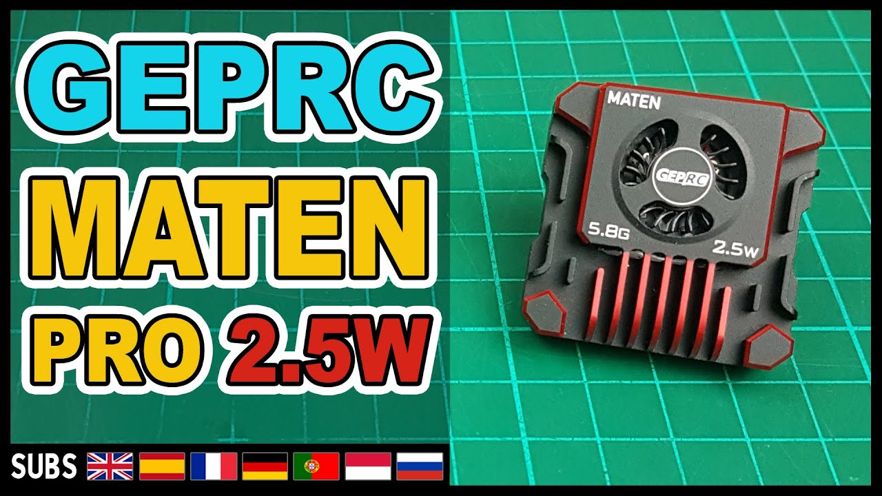 GEPRC MATEN 2.5W PRO - VTX Test & Review