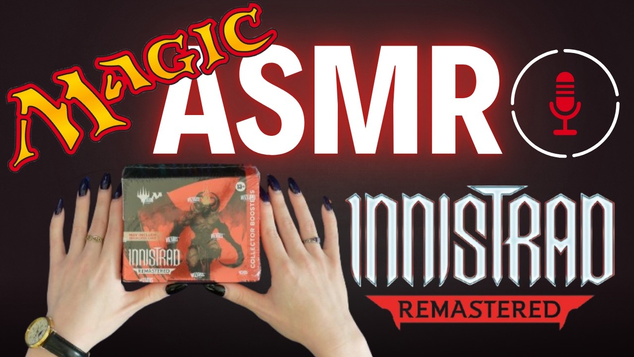 MtG ASMR | Innistrad Remastered Collector Booster Box (Soothing whisper tingles)