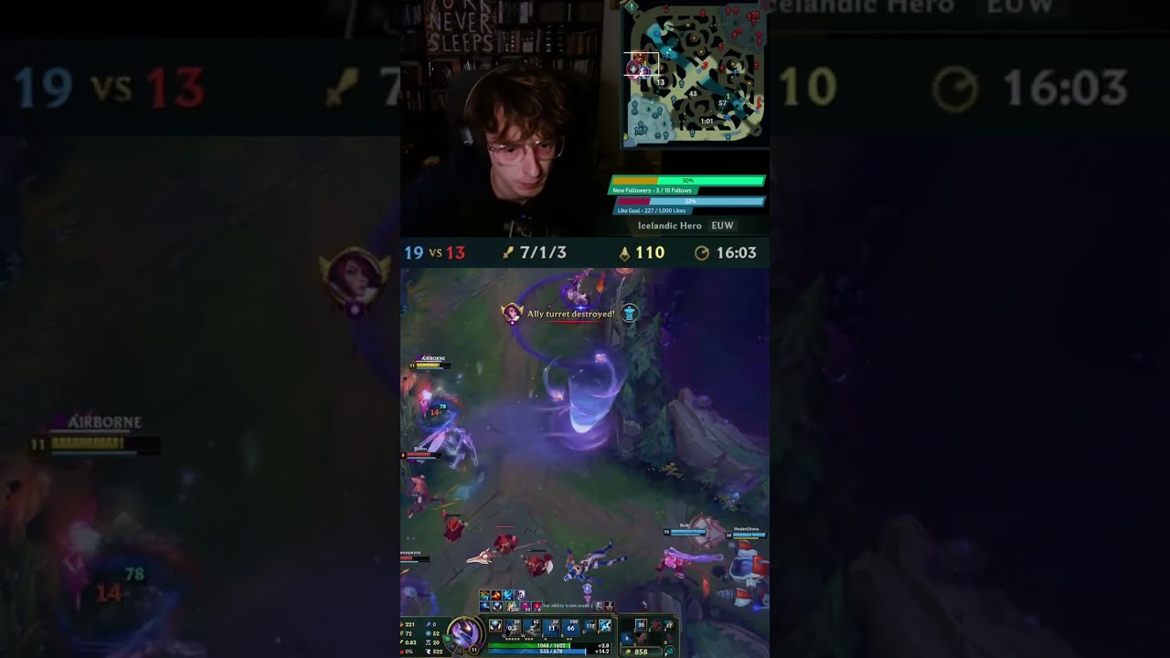 Kha'Zix Goat? Challenger Jungle Gameplay #fyp #leaguetok #leagueoflegends #icelandichero #gamer