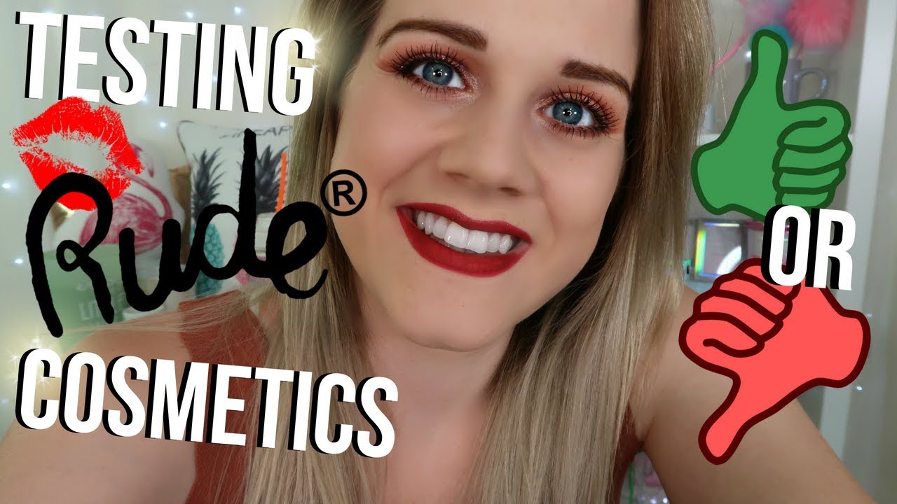 🤔TESTING RUDE COSMETICS MAKEUP! *yay or nay?*💄