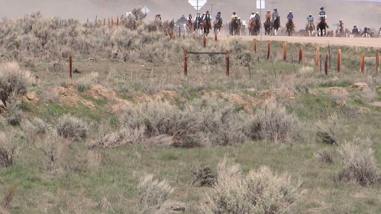 05-05-2013 Riding into Maybell Colorado ~ Sombrero Ranch Horse Drive.