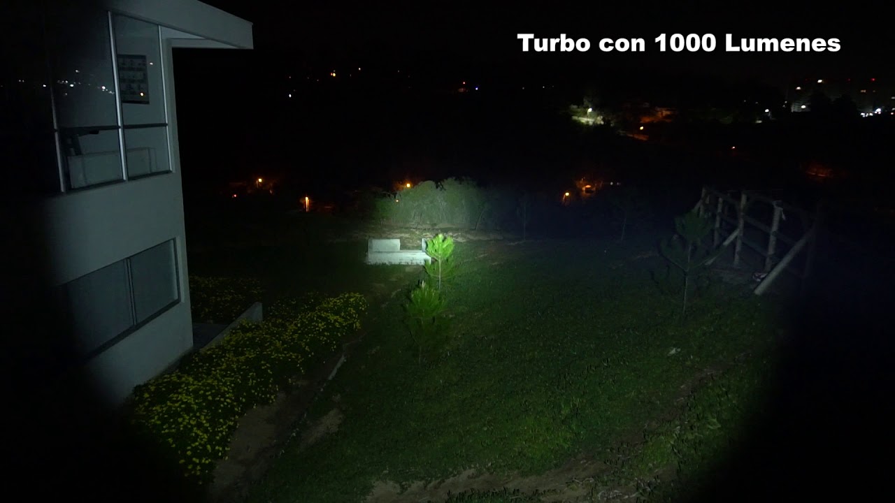 Test nocturno Linterna Fenix TK15UE con 1000 lumenes REALES