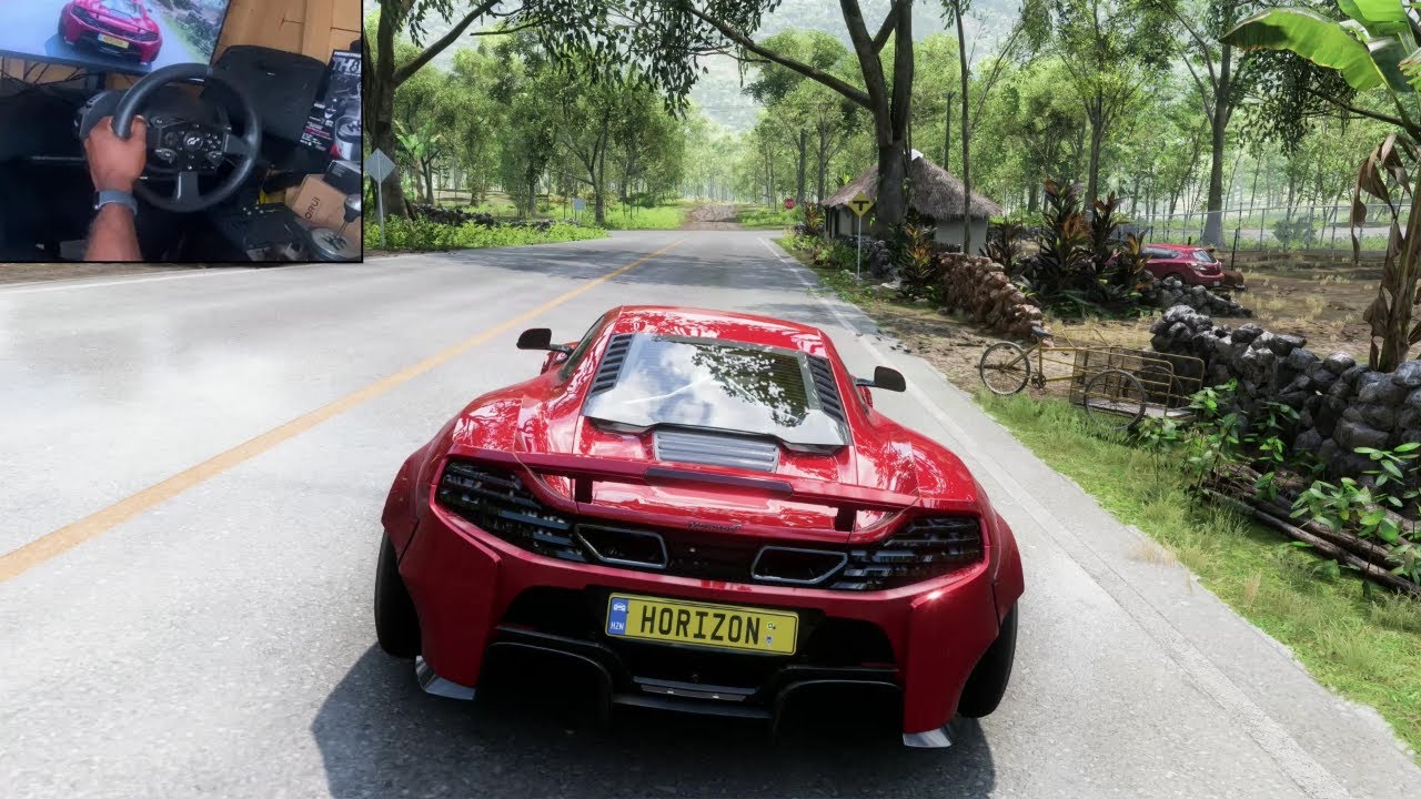 Mclaren 650 S Coupe Wide Body - Forza Horizon 5 | Thrustmaster T300RS Steering Wheel Gameplay