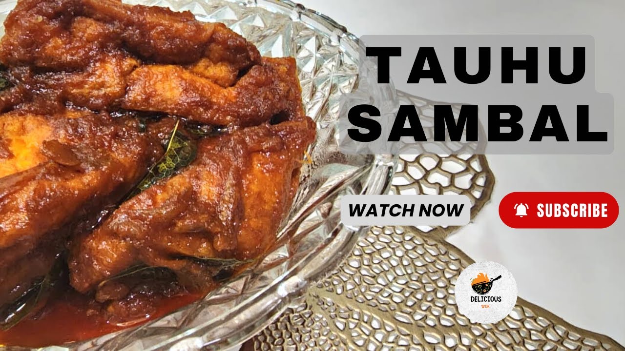 Tauhu Sambal | Spicy Tofu Sambal - How to make Tofu Gravy in Malay (Taukang Sambal)
