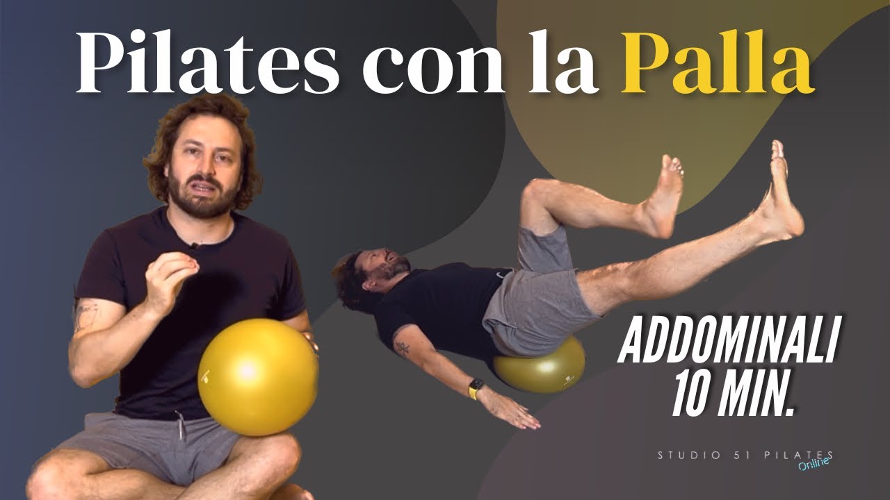 Addominali 10 min. Pilates con la Palla - Allenamento a Casa