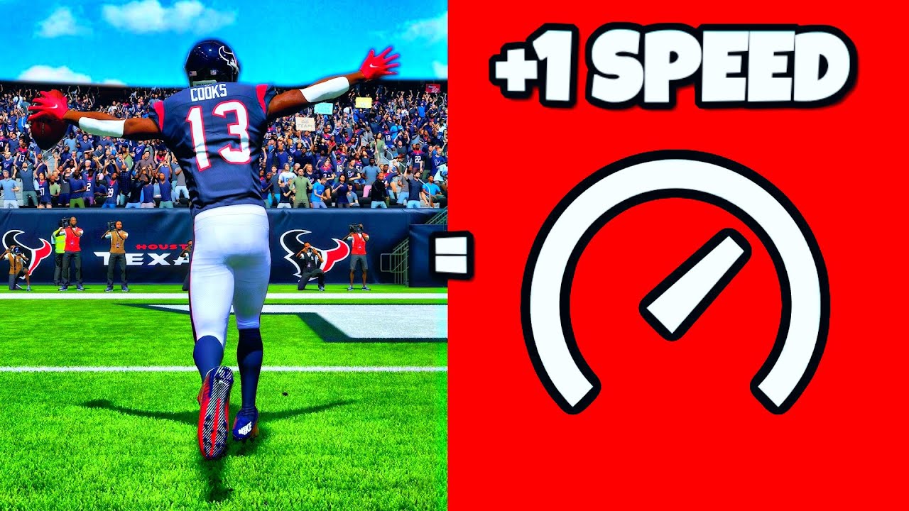 Madden, But Every Touchdown a Player Gets Faster