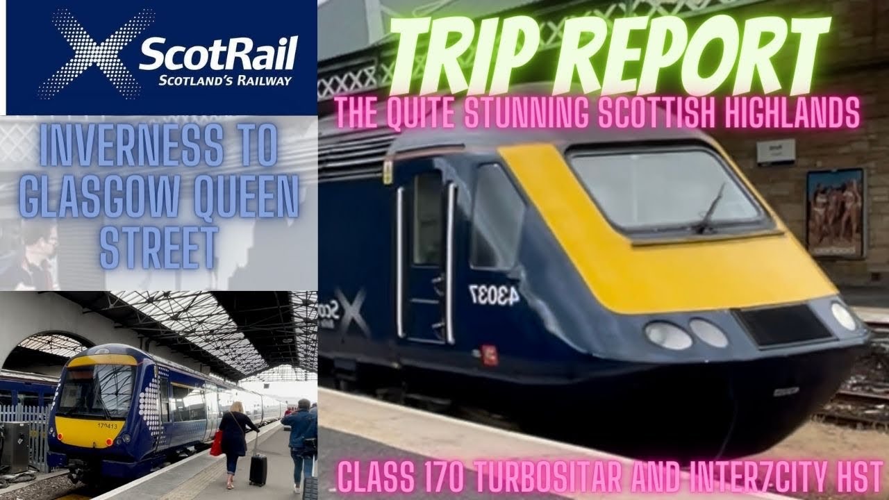 The stunning Scottish Highlands, ScotRail - Inverness to Glasgow Queen Street