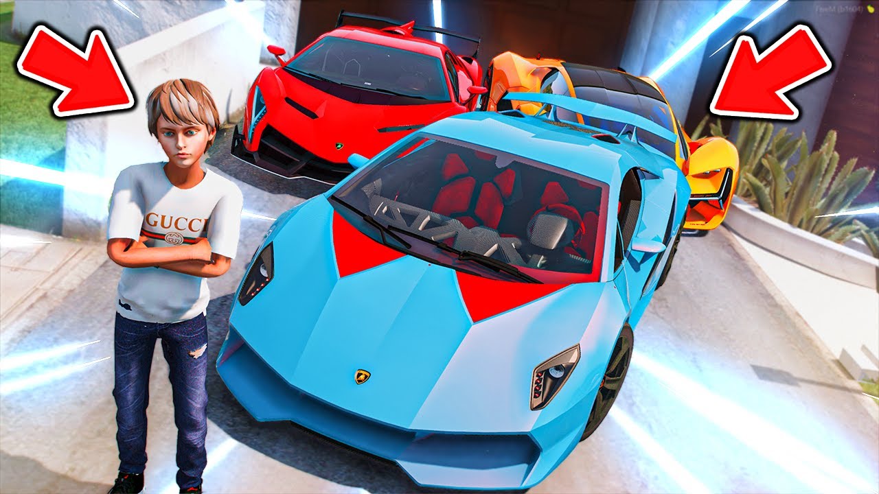GTA V #48 ( الجار المليونير ) : عائلة لمبرجيني السرية