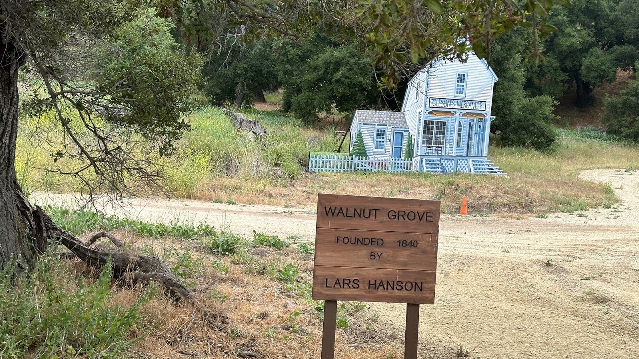 Little House on the Prairie Walnut Grove Location Tour at Big Sky Movie Ranch, Simi Valley (360°)