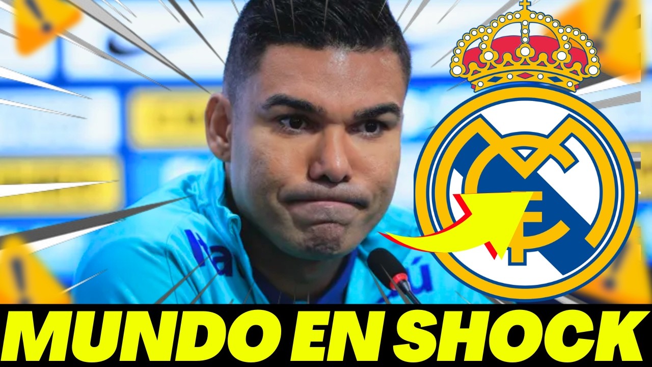 🚨¡CASEMIRO DICE LO QUE NADIE TUVO EL CORAJE DEL REAL MADRID!