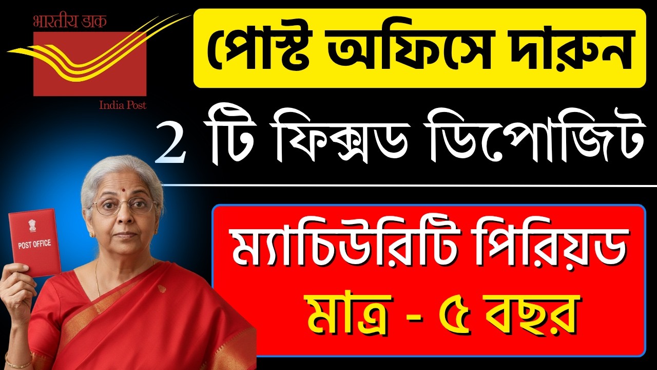 Post Office Best 2 Fixed Deposit Scheme | Tenure 5 Years| Post Office FD & NSC Scheme 2026