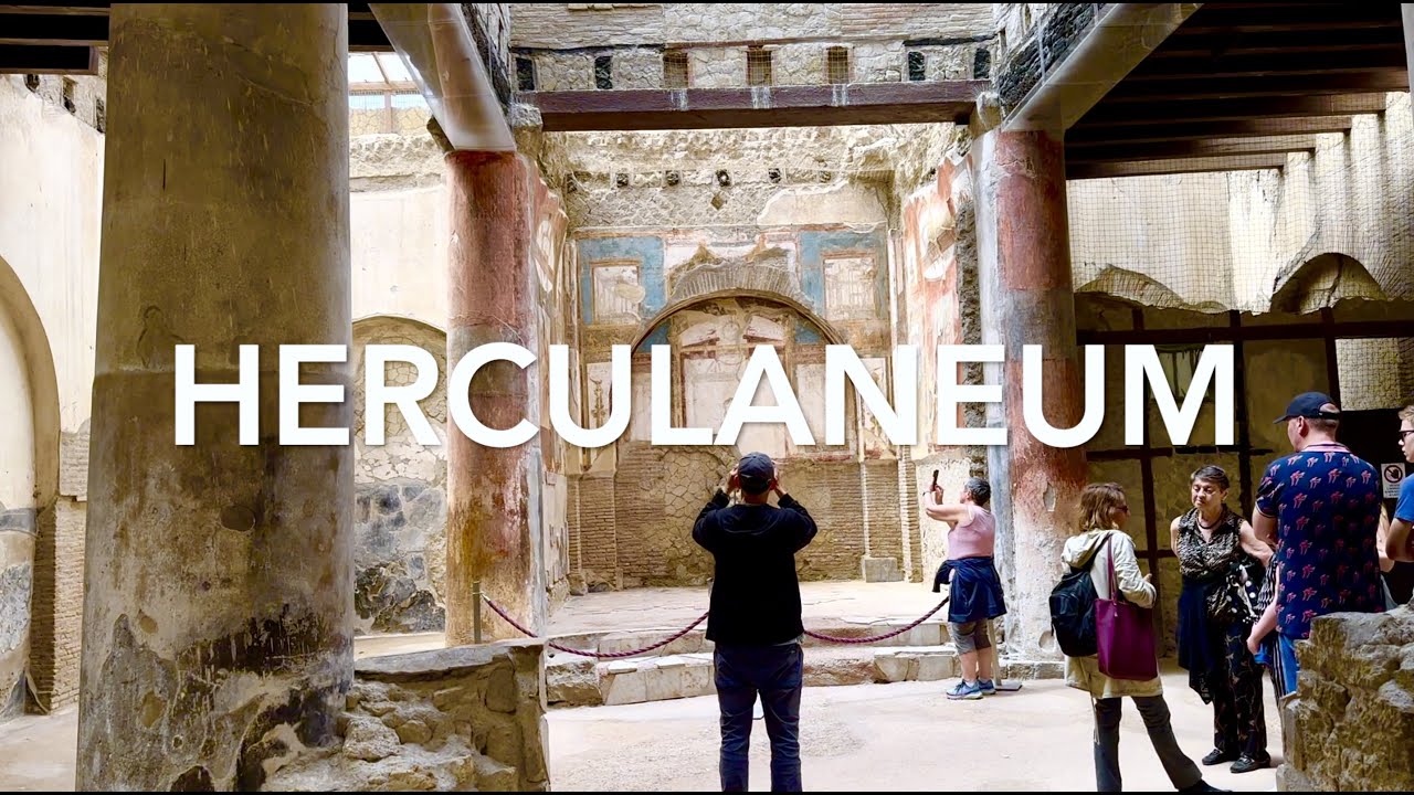 Preserved for three millennia, HERCULANEUM🌋🏛️🌊